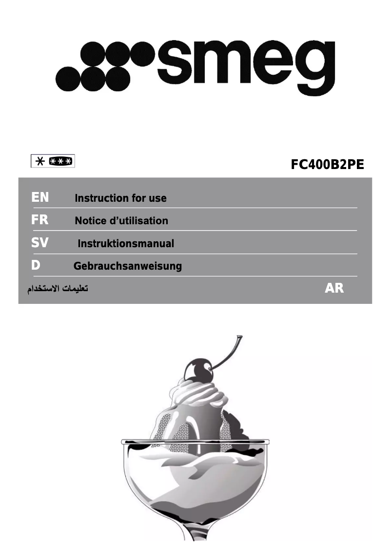 Image de la première page du manuel de l'appareil FC400B2PE