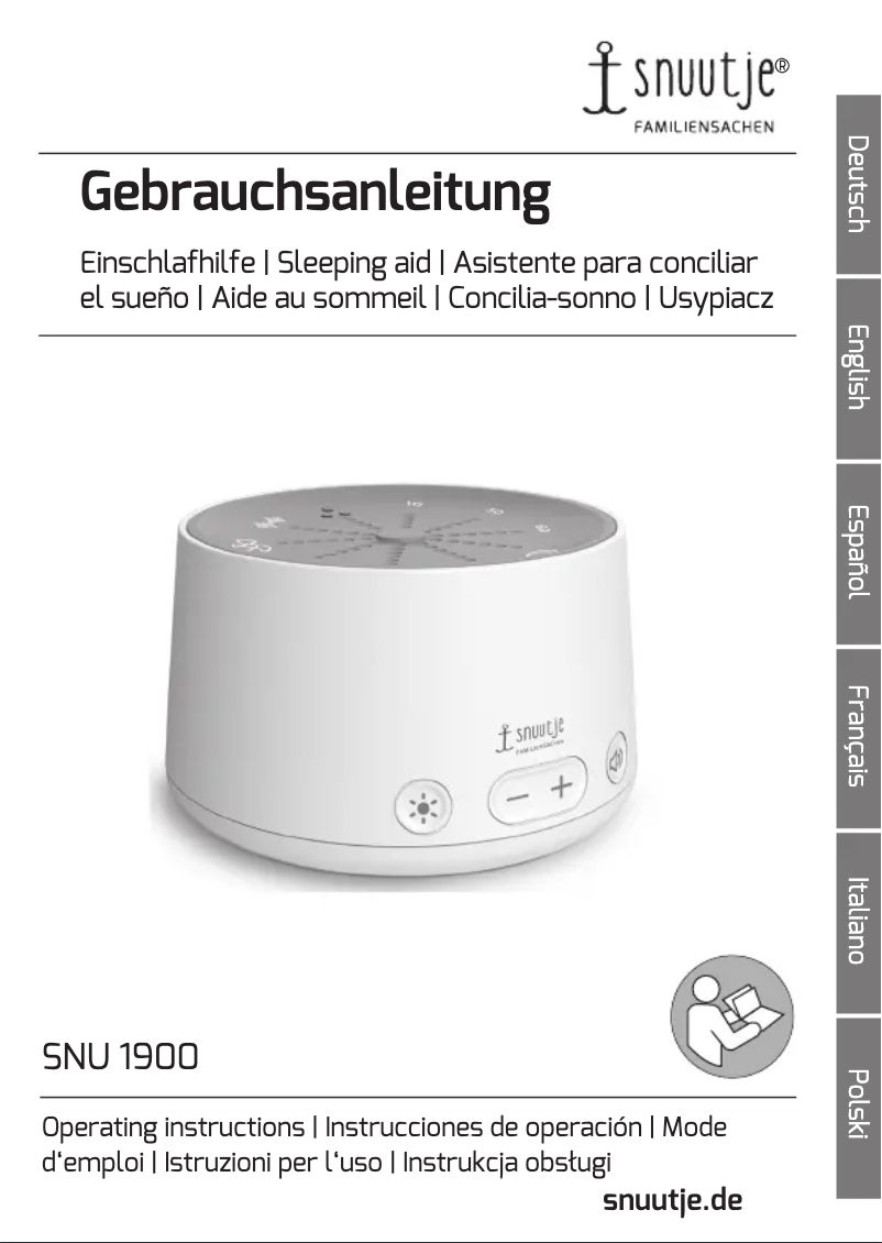 Page 1 de la notice Manuel utilisateur ADE Snuutje SNU 1900
