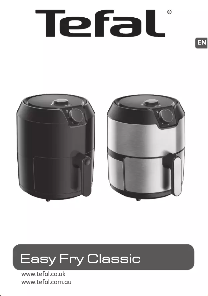 Page 1 de la notice Manuel utilisateur Tefal Easy Fry Classic EY201860