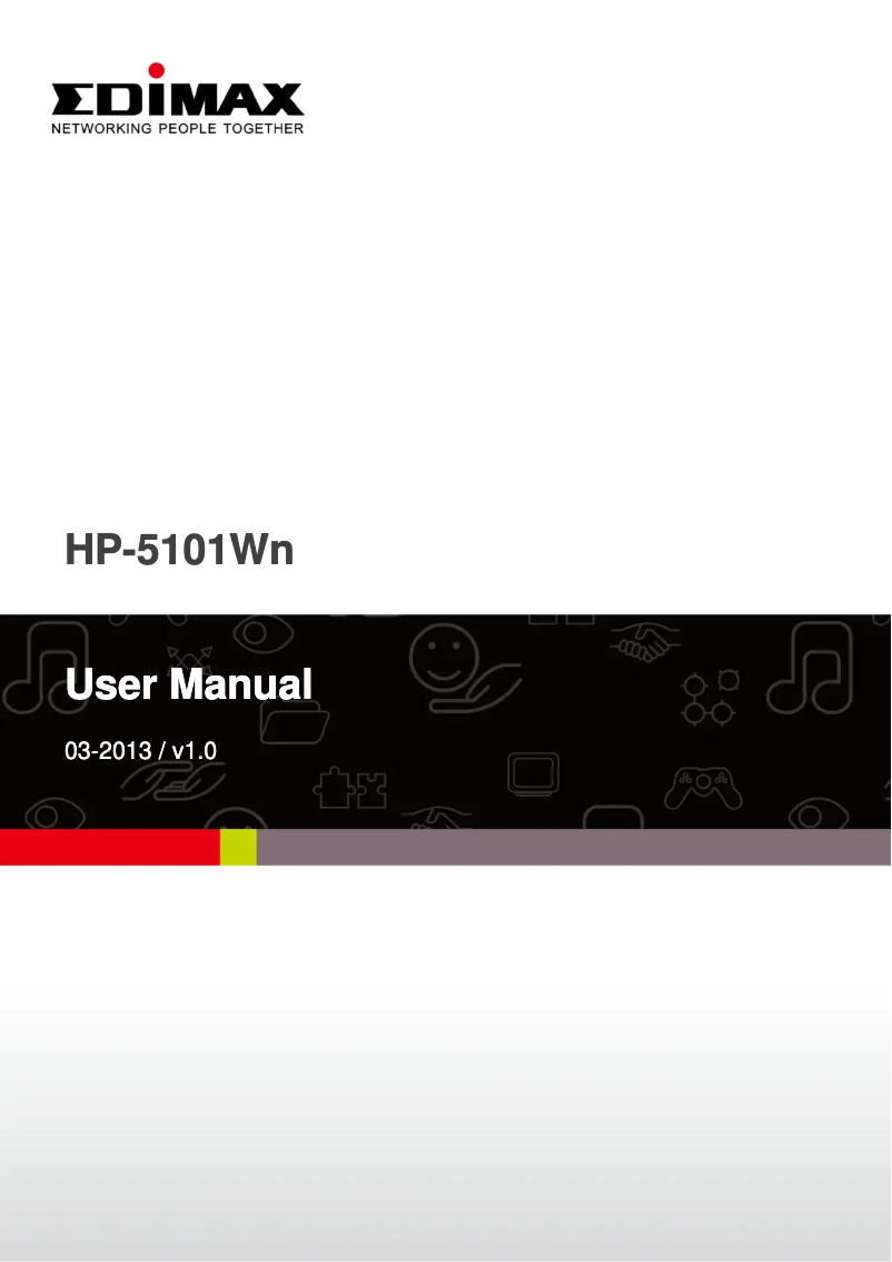 Page 1 de la notice Manuel utilisateur Edimax AV500 Nano