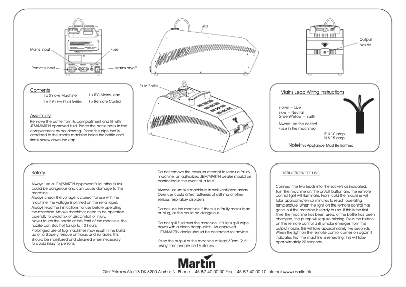 Image de la première page du manuel de l'appareil Magnum 950
