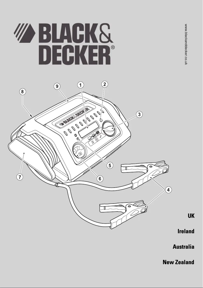 Page 1 de la notice Manuel utilisateur Black & Decker BDSBC10A