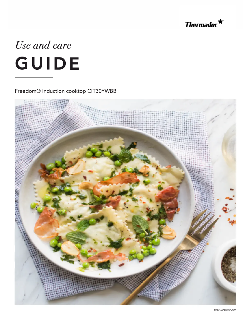 Image de la première page du manuel de l'appareil CIT30YWBB