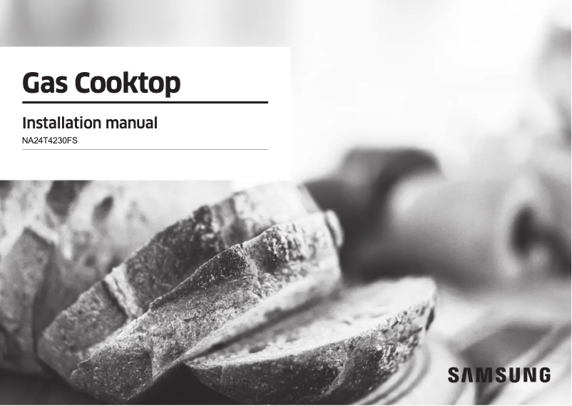 Page n°1 - Guide d'installation Samsung NA24T4230FS