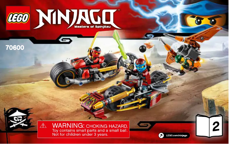 Página 1 del manual Manual de usuario Lego Ninjago 70600