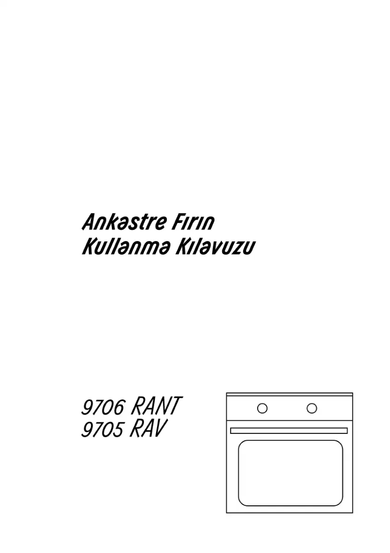 Page 1 de la notice Manuel utilisateur Arçelik 9705 RAV