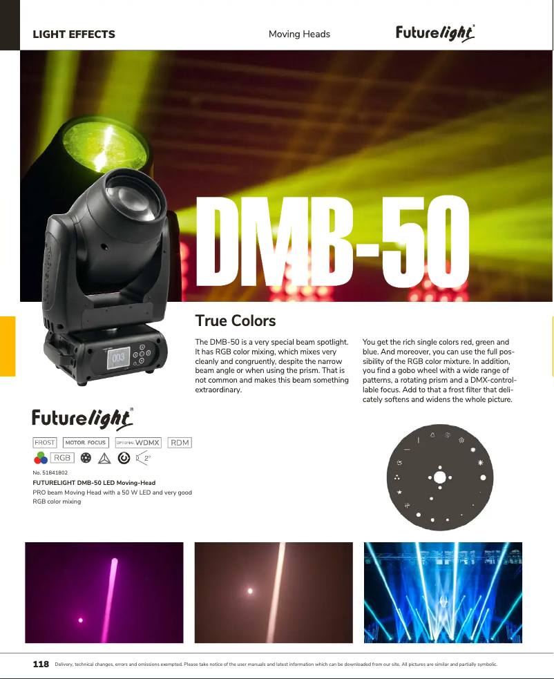 Page n°1 - Catalogue Futurelight DMB-50