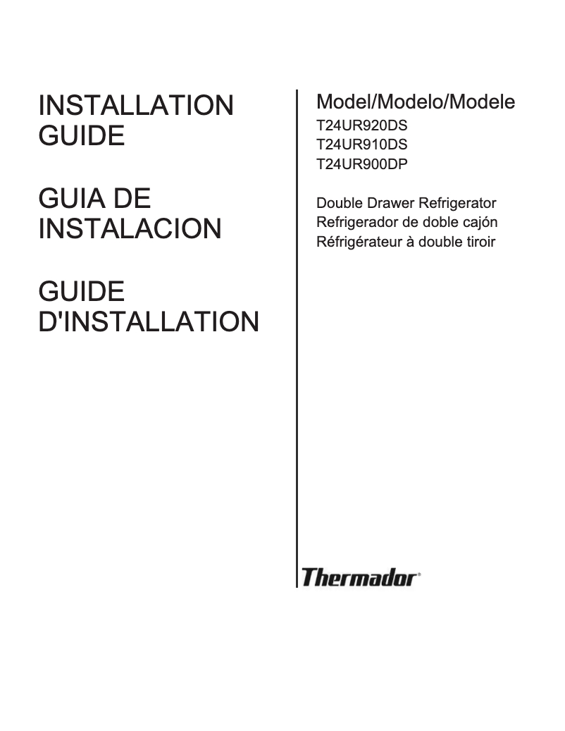 Image de la première page du manuel de l'appareil T24UR900DP