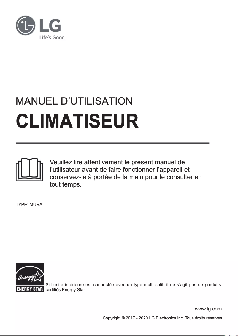 Page 1 de la notice Manuel utilisateur LG LSN120HSV4