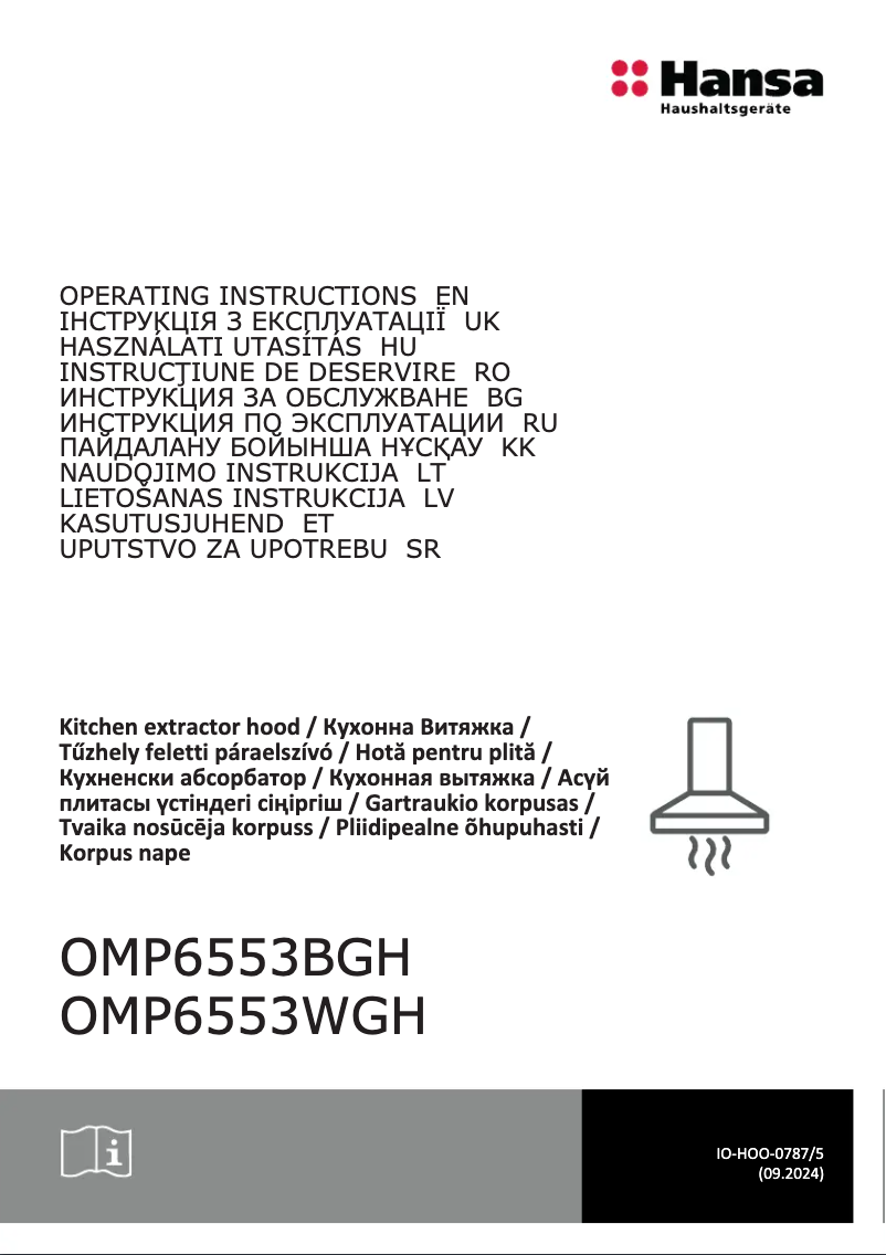 Page n°1 - Mode d'emploi Hansa OMP6553BGH