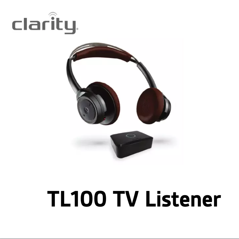 Page 1 de la notice Manuel utilisateur Clarity TL100