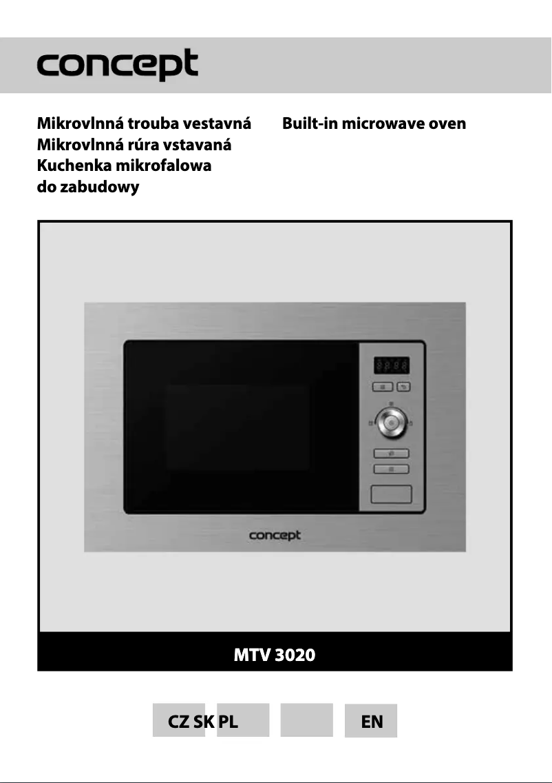 Image de la première page du manuel de l'appareil MTV 3020