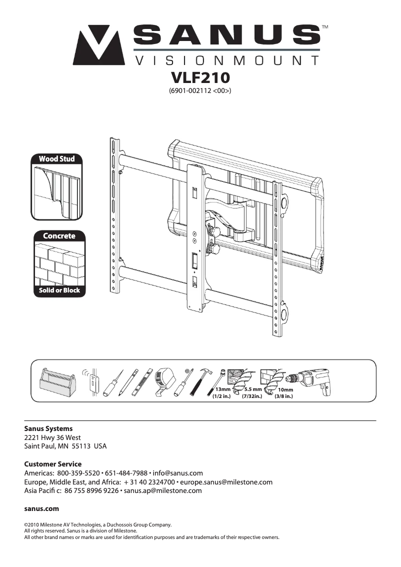 Image de la première page du manuel de l'appareil VLF210