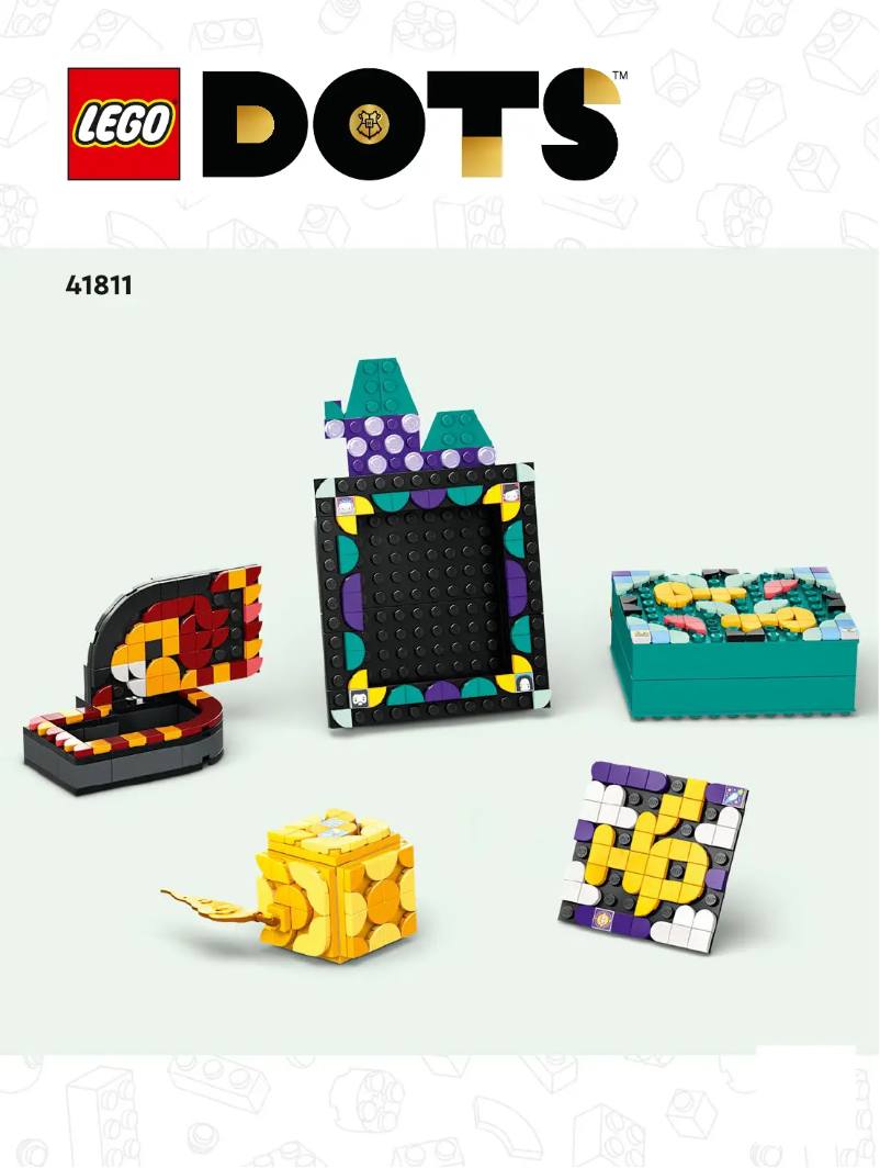 Page 1 de la notice Manuel utilisateur Lego DOTS 41811