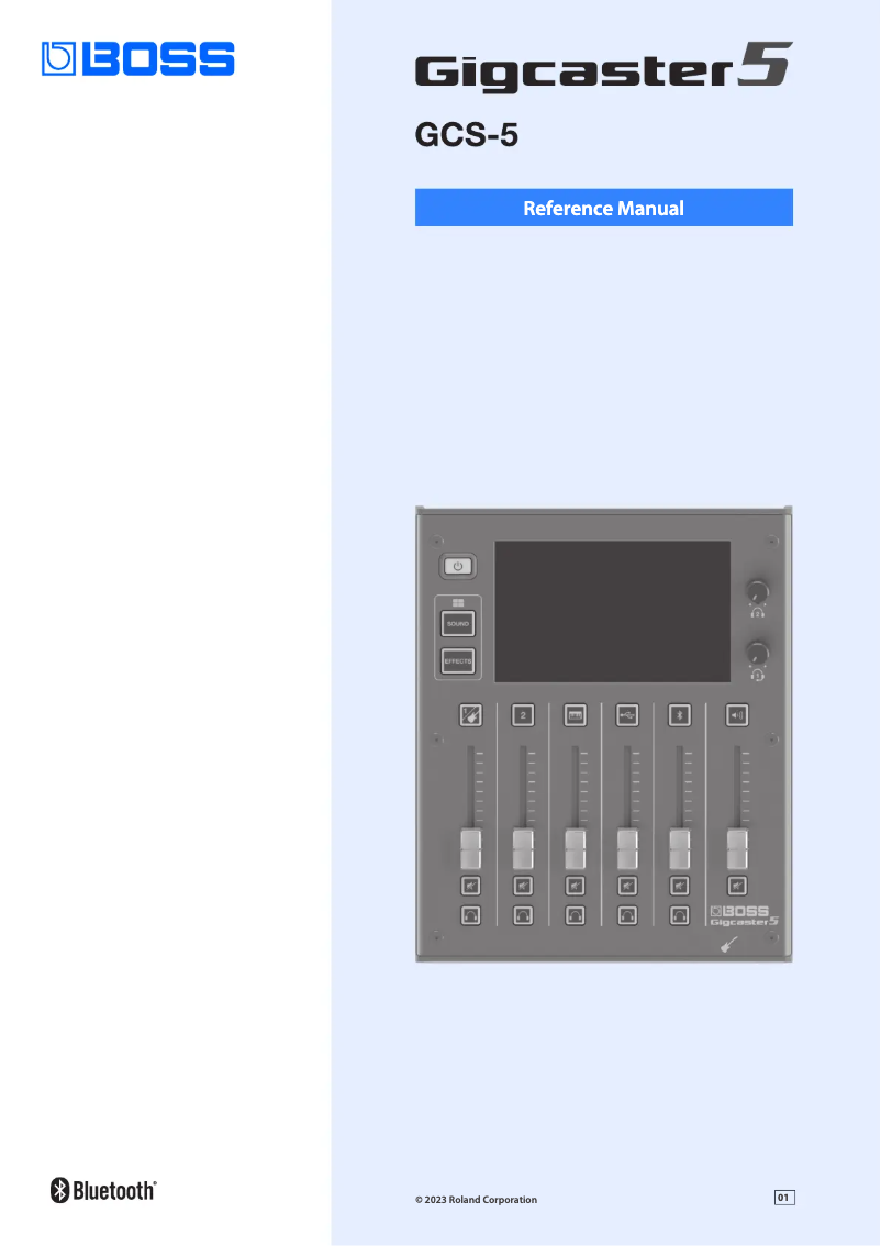 Image de la première page du manuel de l'appareil Gigcaster 5