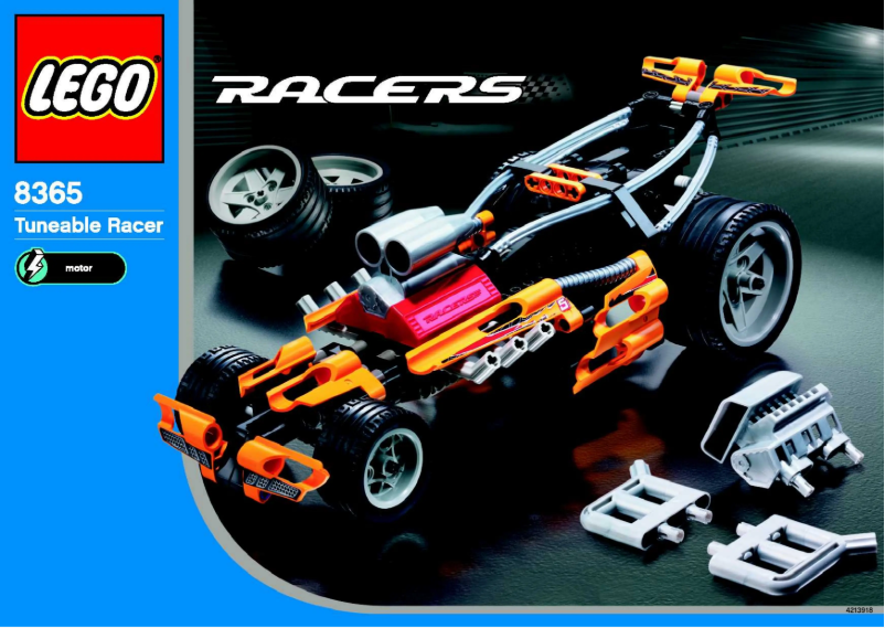 Page 1 de la notice Manuel utilisateur Lego Tuneable Racer