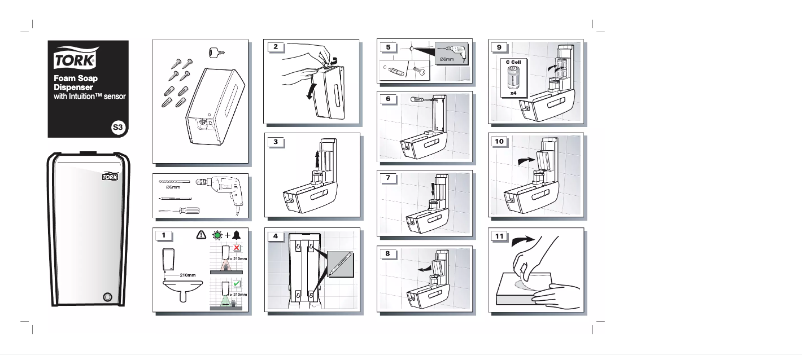 Página 1 del manual Manual de usuario Tork 453000 S3 Sensor