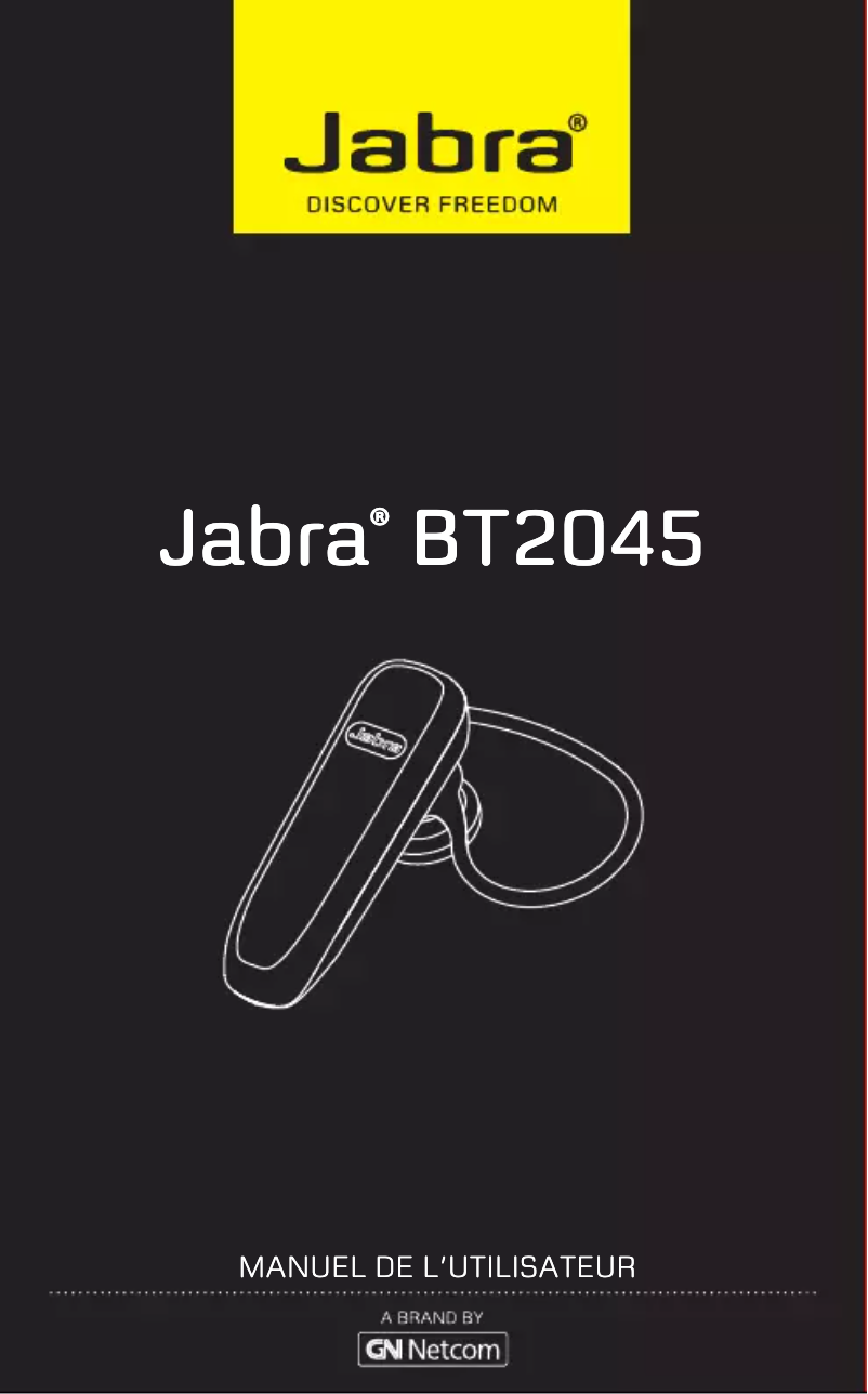 Página 1 del manual Manual de usuario Jabra BT2045