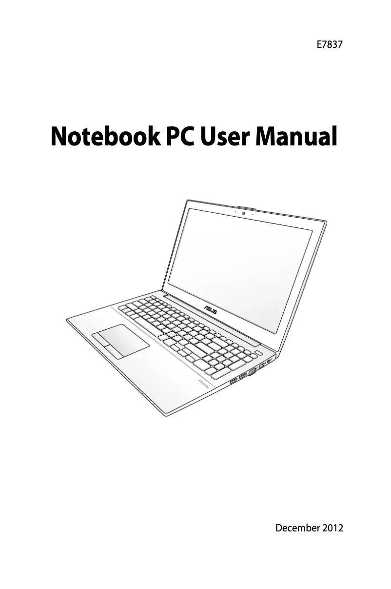 Page n°1 - Manuel utilisateur Asus Pro P Essential PU500CA