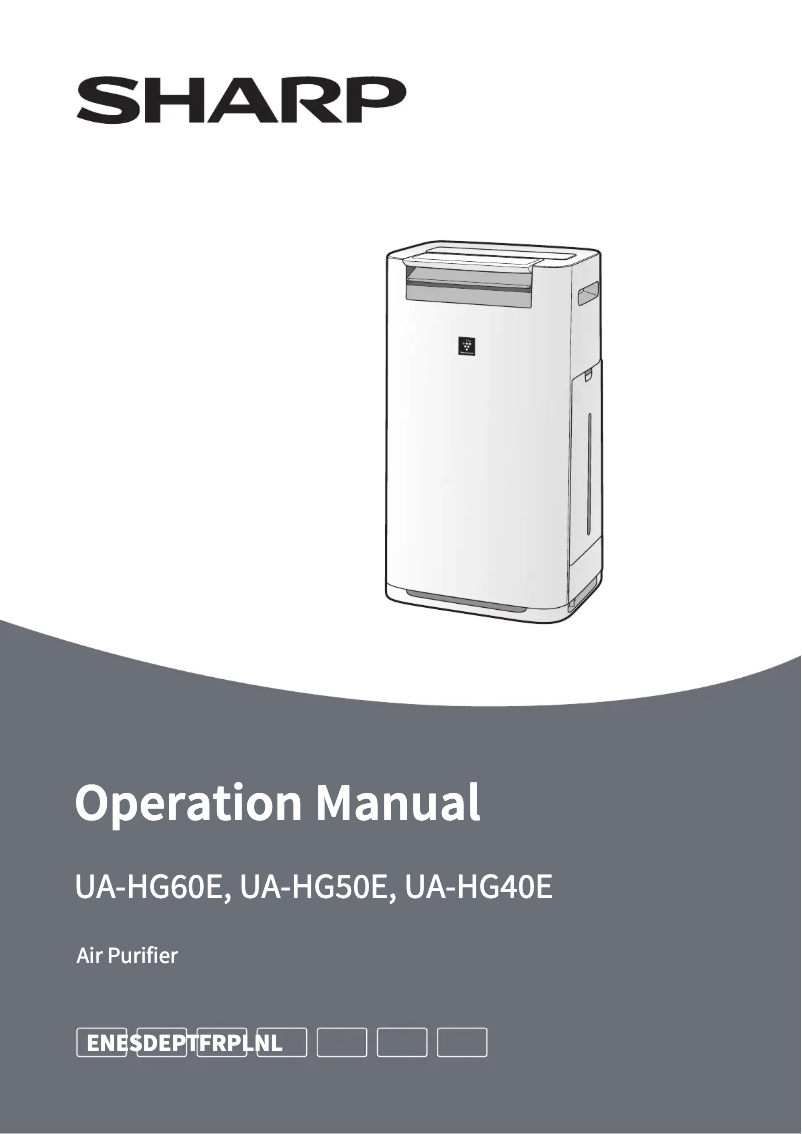 Page n°1 - Manuel utilisateur Sharp UA-HG40E-L