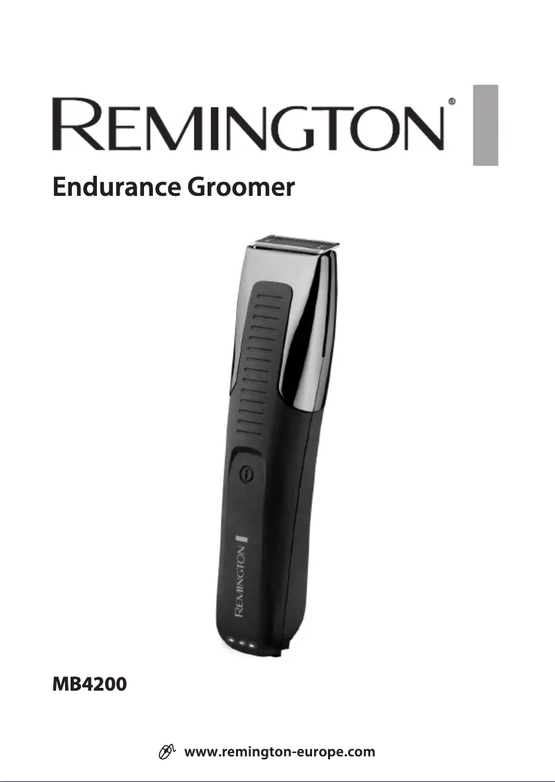 Page n°1 - Manuel utilisateur Remington Endurance MB4200