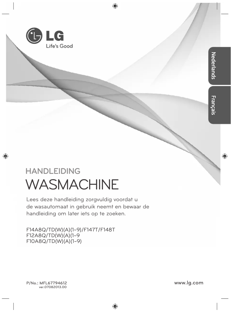 Page n°1 - Manuel utilisateur LG F10A8Q