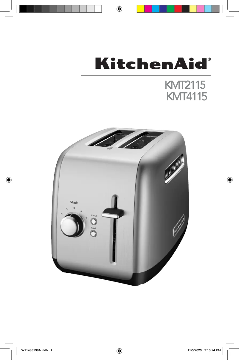 Page 1 de la notice Guide d'installation KitchenAid KMT2115