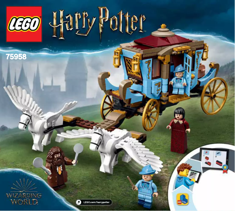 Page 1 de la notice Manuel utilisateur Lego Harry Potter 75958