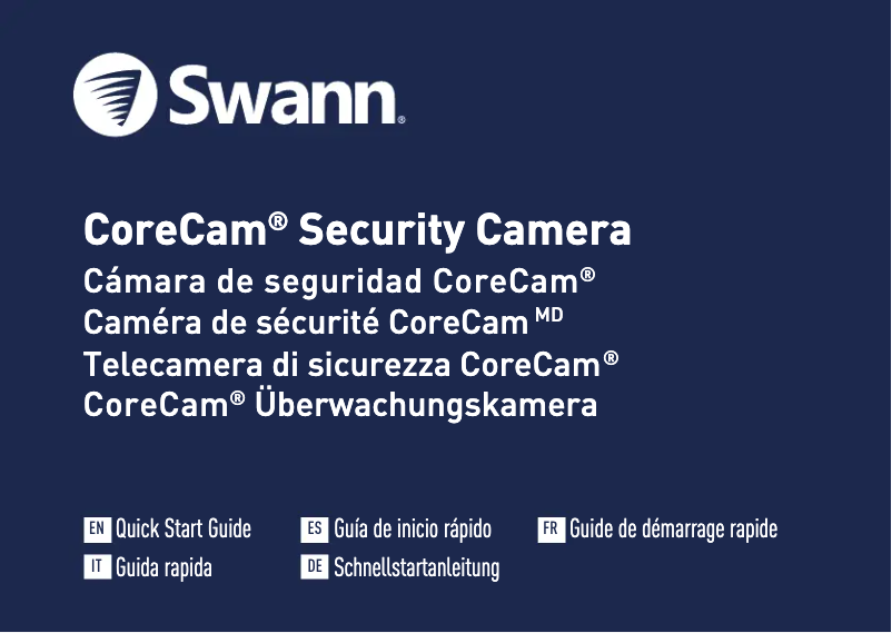 Page n°1 - Guide de démarrage rapide Swann SWIFI-CORESOLPK4