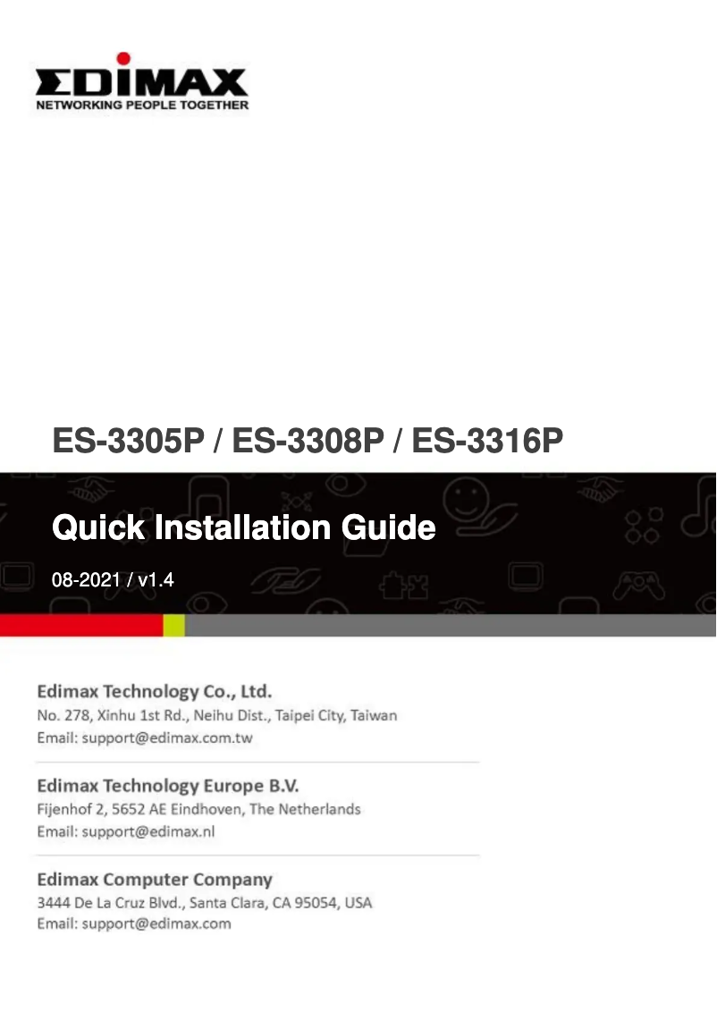 Page n°1 - Manuel utilisateur Edimax ES-3305P