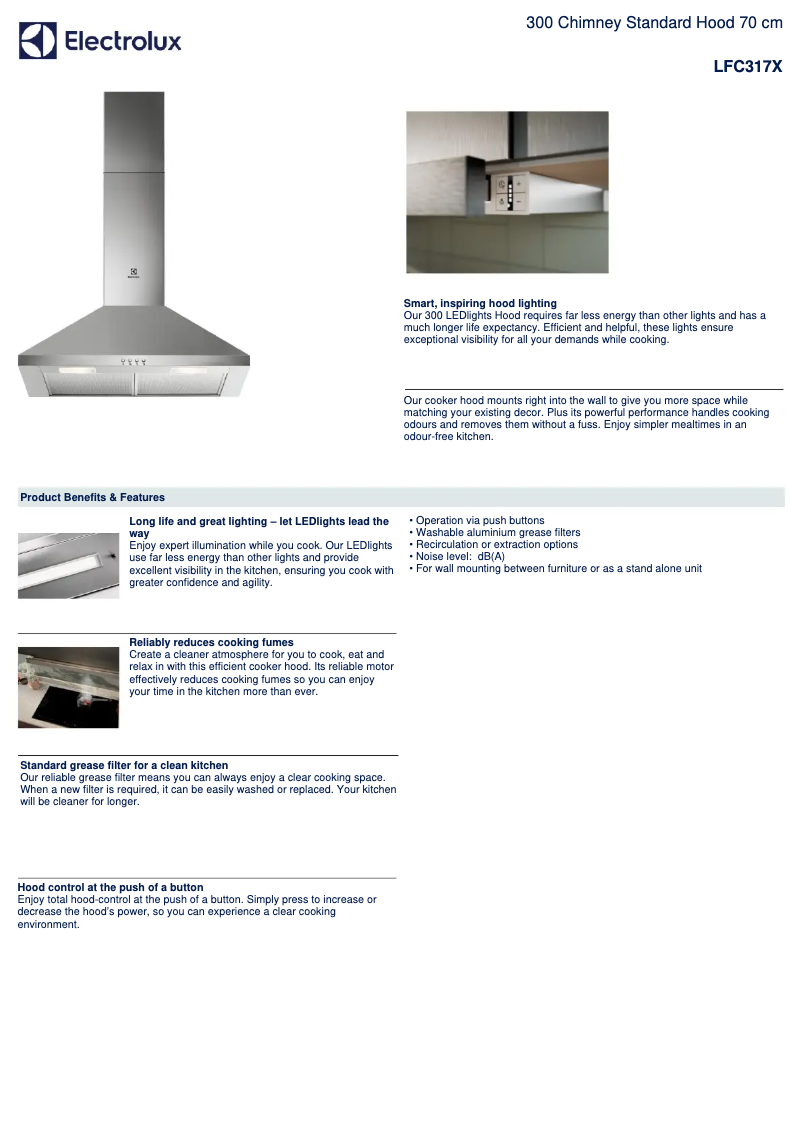 Image de la première page du manuel de l'appareil LFC317X