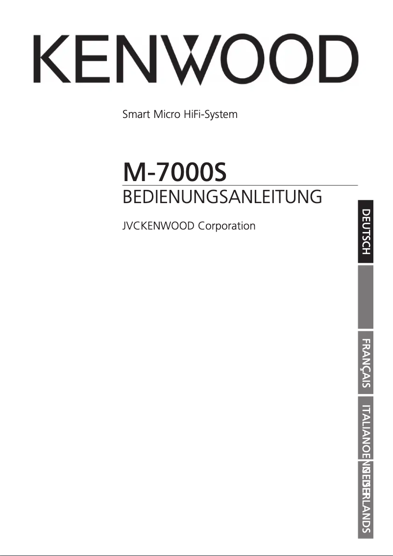 Image de la première page du manuel de l'appareil M-7000B