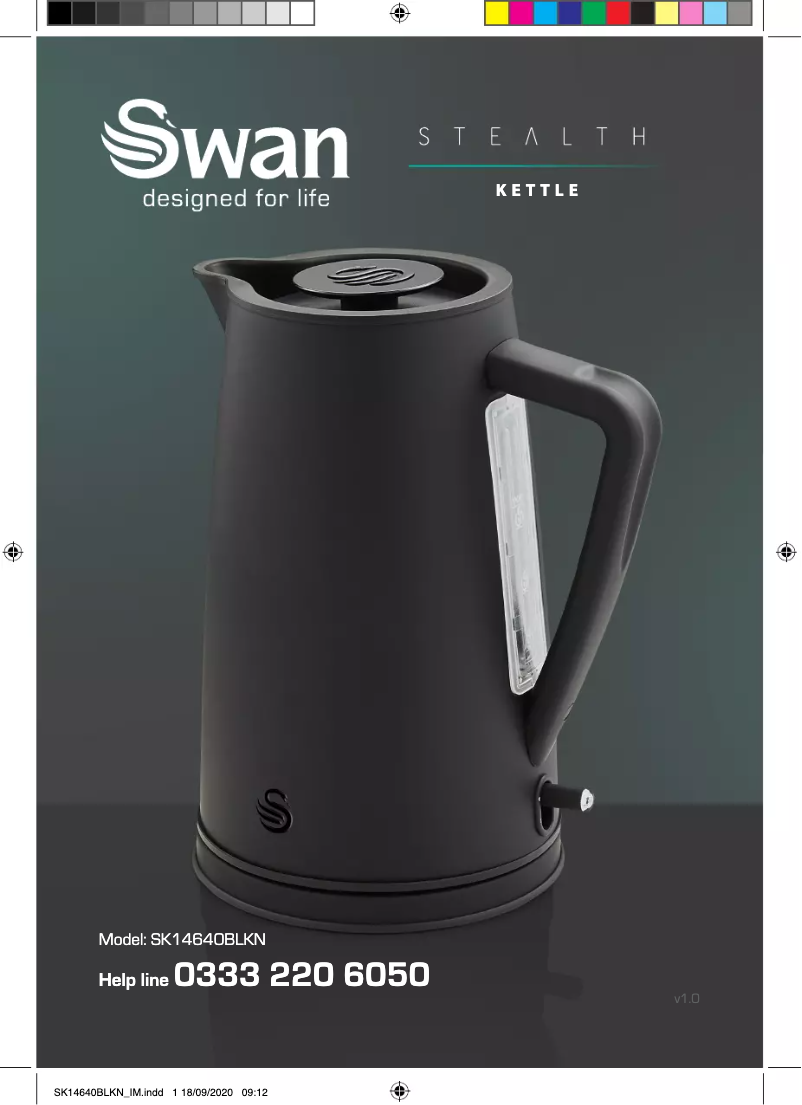 Page n°1 - Manuel utilisateur Swan Stealth SK14640BLKN