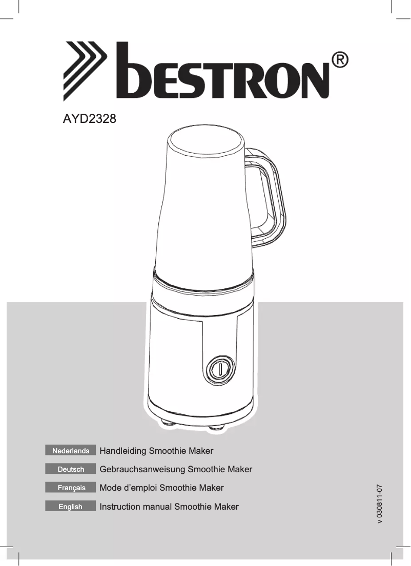 Página 1 del manual Manual de usuario Bestron AYD2328