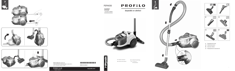 Page 1 de la notice Manuel utilisateur Profilo PSP4430