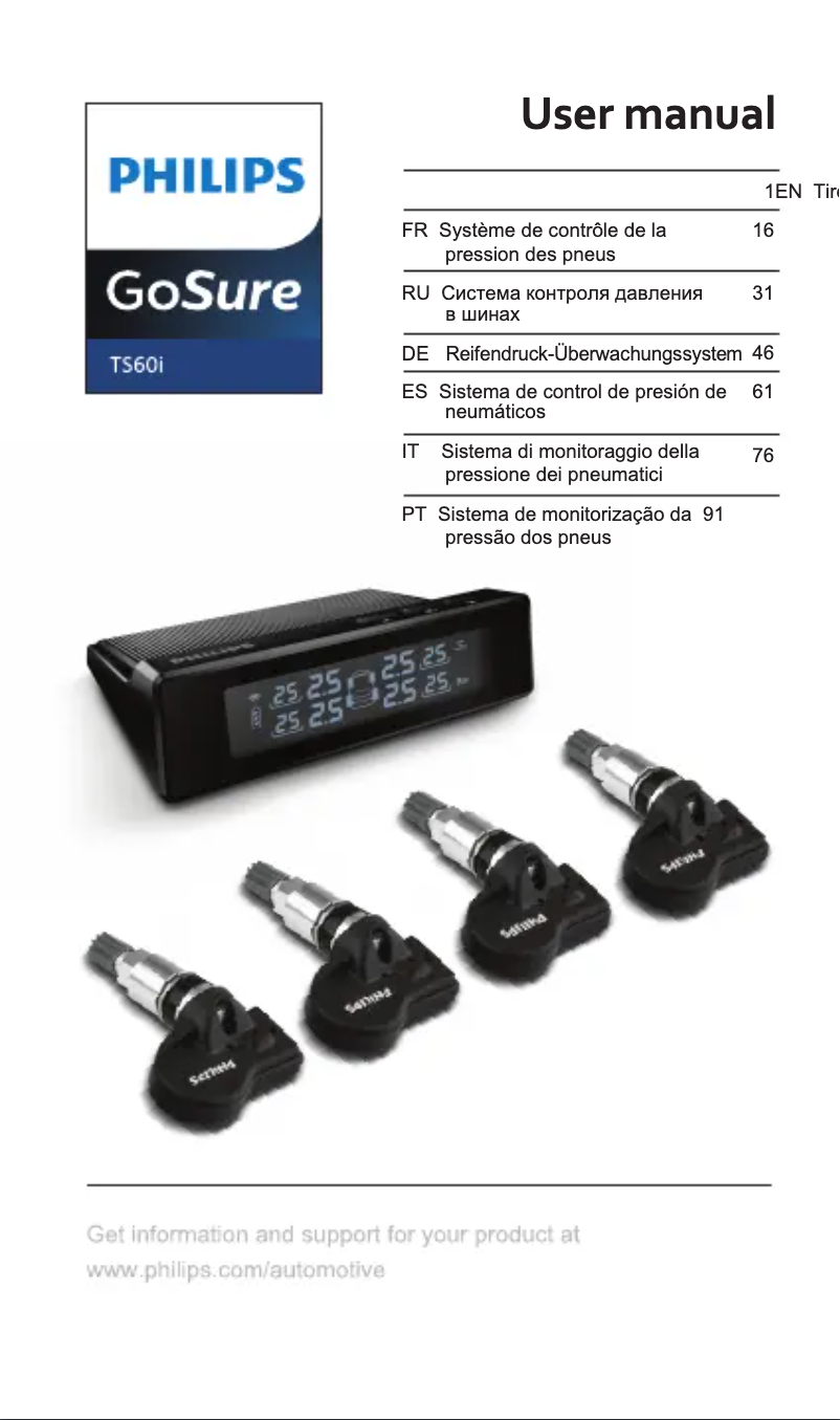 Image de la première page du manuel de l'appareil TS60IC1