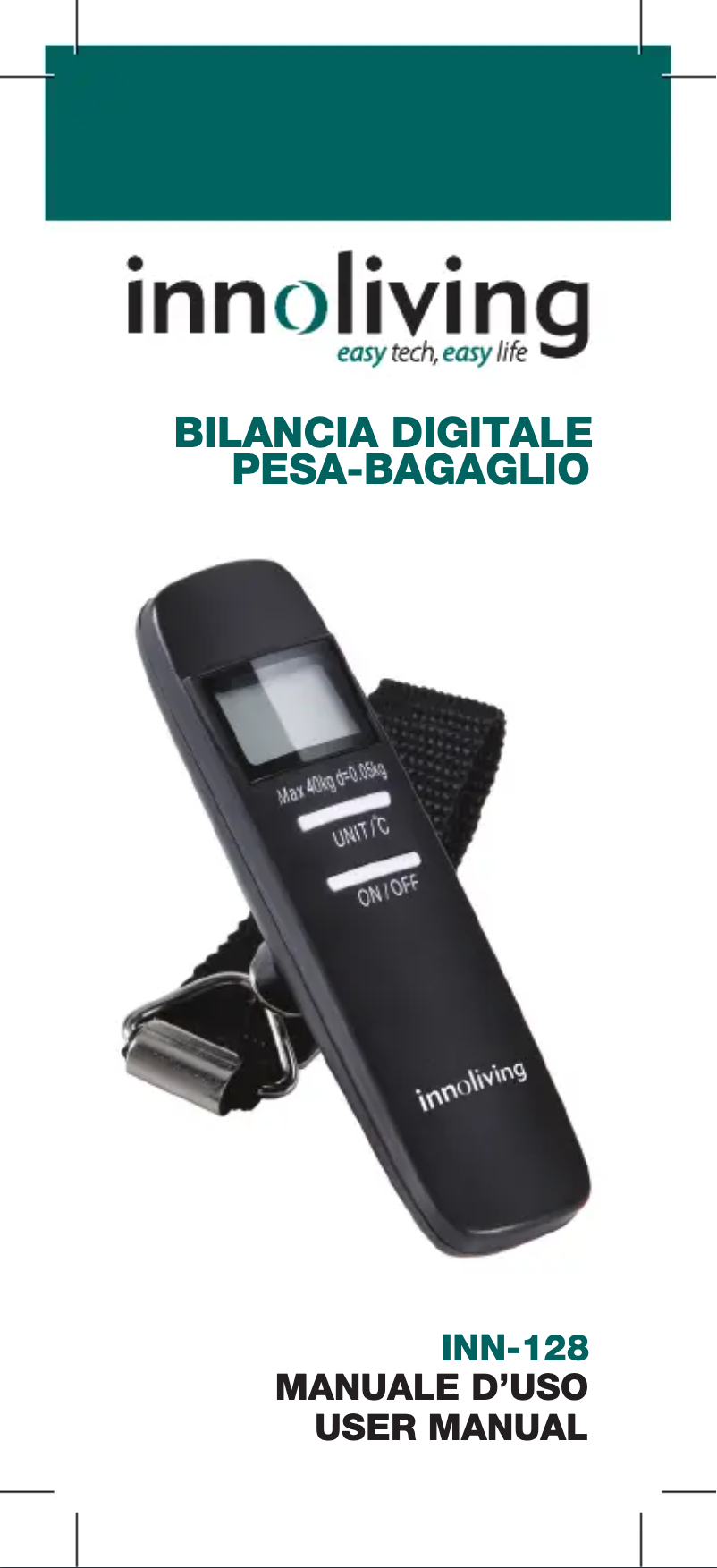 Page 1 de la notice Manuel utilisateur Innoliving INN-128