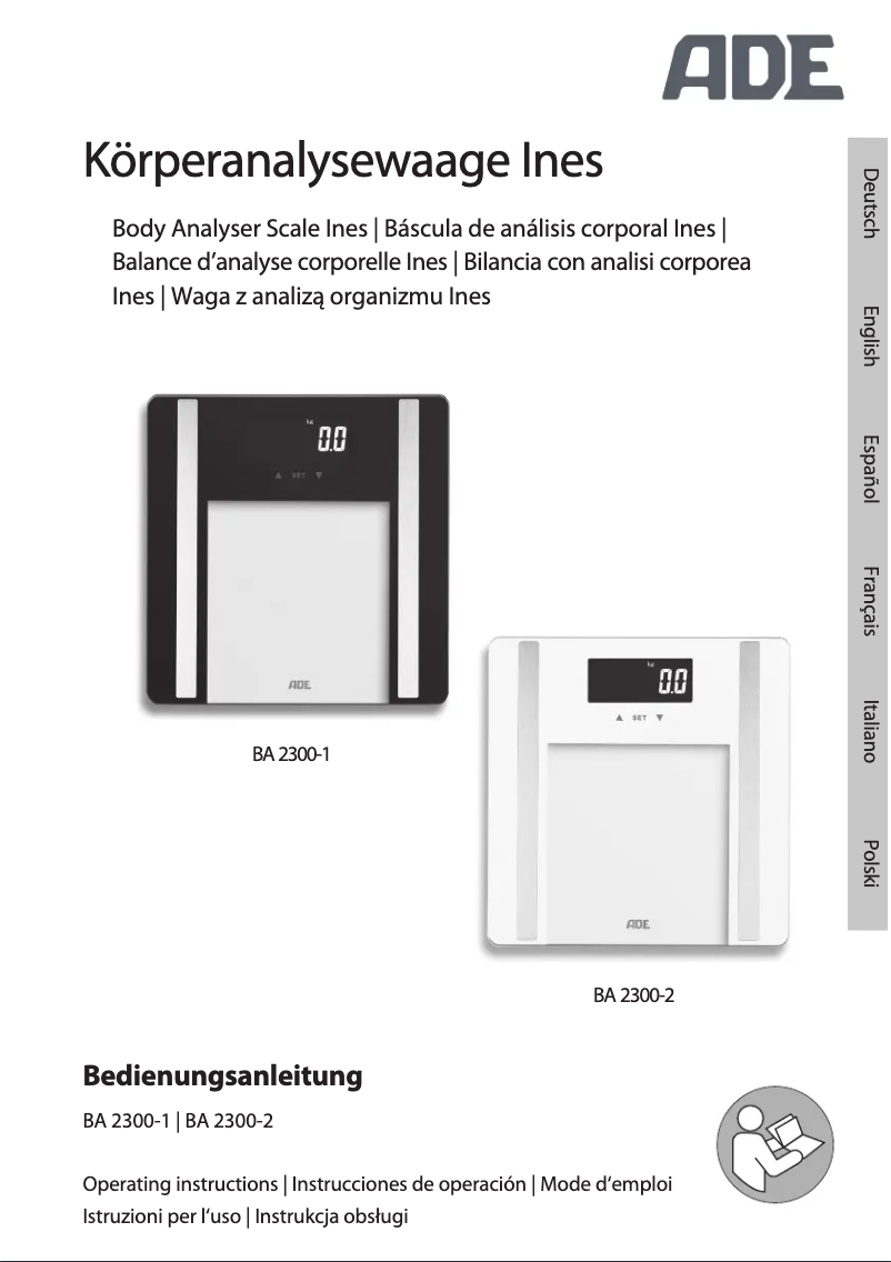 Image de la première page du manuel de l'appareil Ines BA2300-2