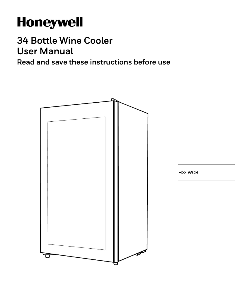 Página 1 del manual Manual de usuario Honeywell H34WCB