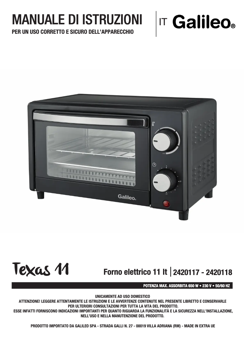 Image de la première page du manuel de l'appareil 2420118