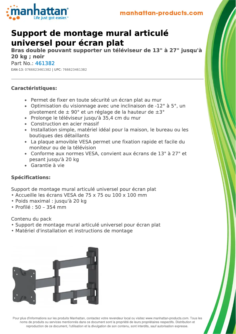 Image de la première page du manuel de l'appareil 461382