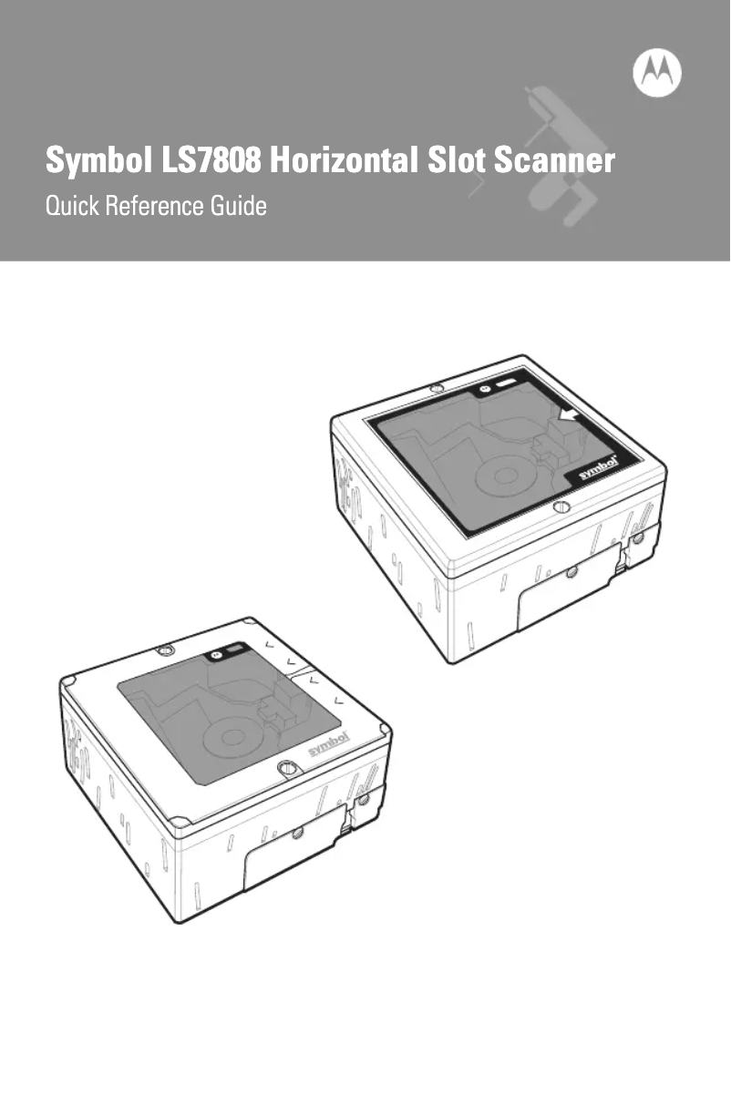 Page 1 de la notice Manuel utilisateur Zebra Symbol LS7808