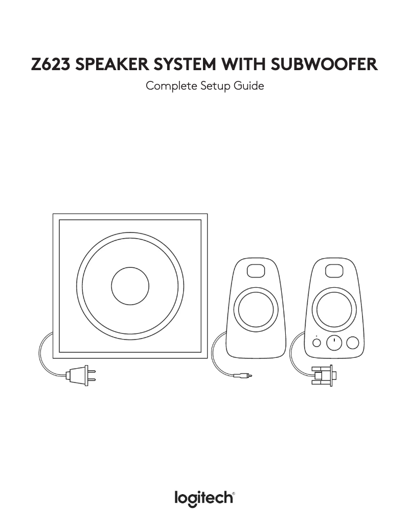 Page n°1 - Manuel utilisateur Logitech Z623