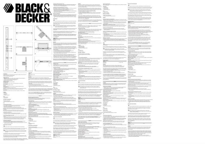 Page n°1 - Manuel utilisateur Black & Decker BDSL10