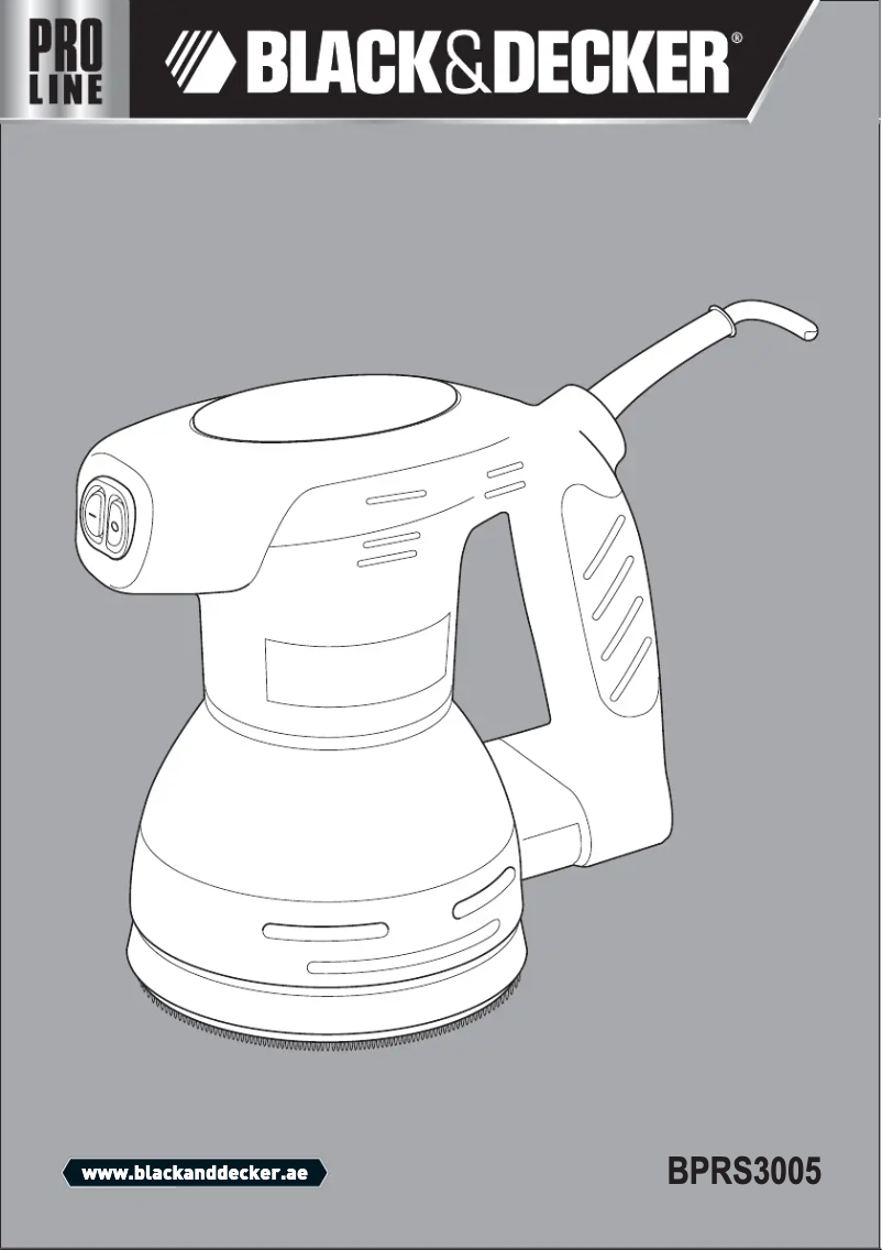 Page n°1 - Manuel utilisateur Black & Decker BPRS3005