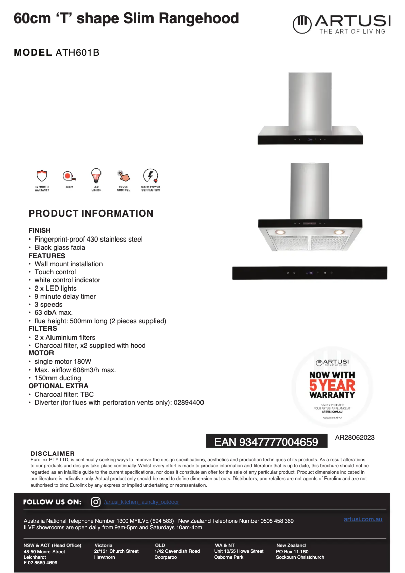 Image de la première page du manuel de l'appareil ATH601B