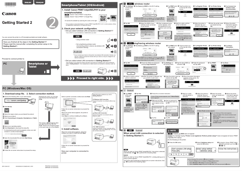 Page 1 de la notice Manuel utilisateur Canon MAXIFY iB4110