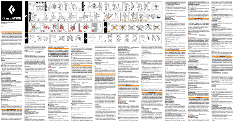 Page 1 de la notice Manuel utilisateur Black Diamond ATC-Alpine Guide