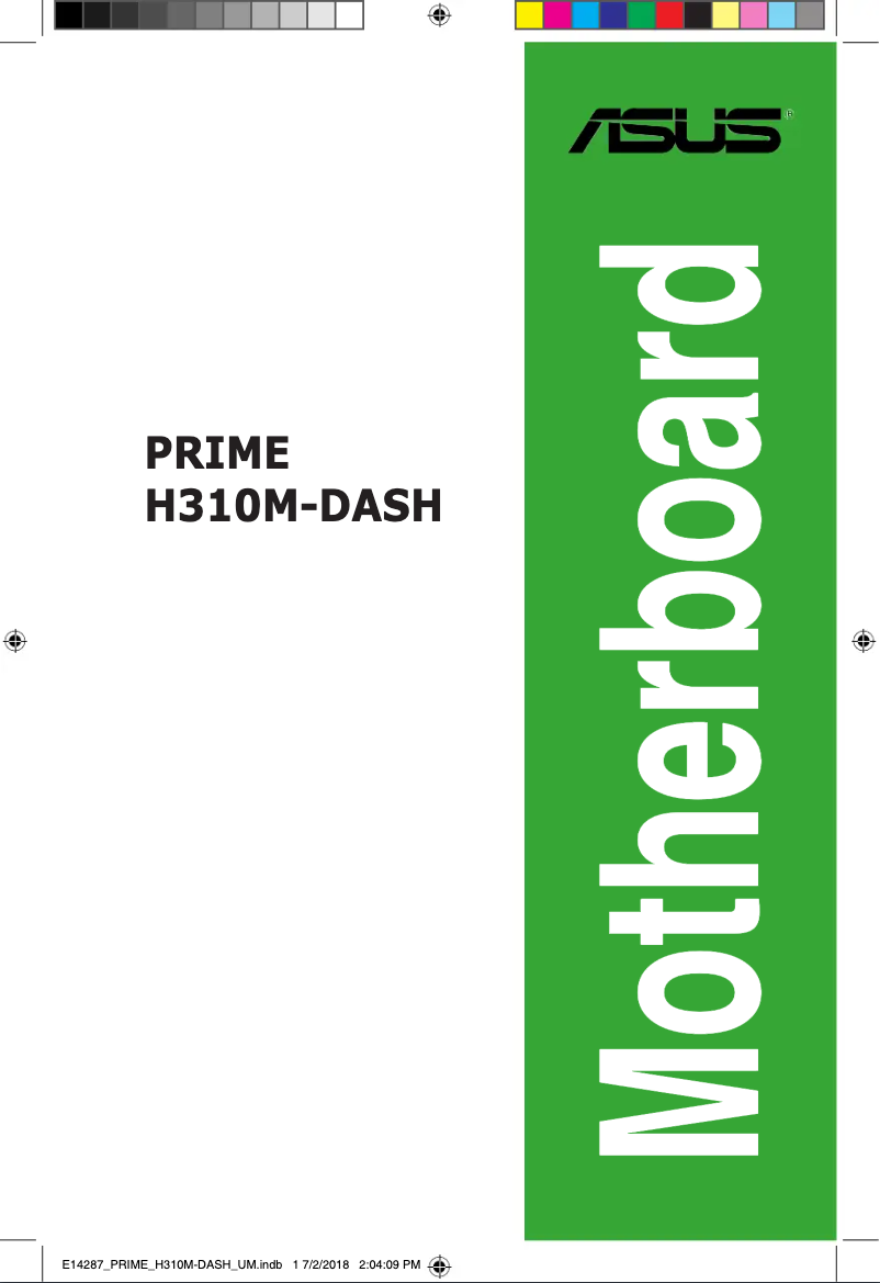 Image de la première page du manuel de l'appareil Prime H310M-DASH