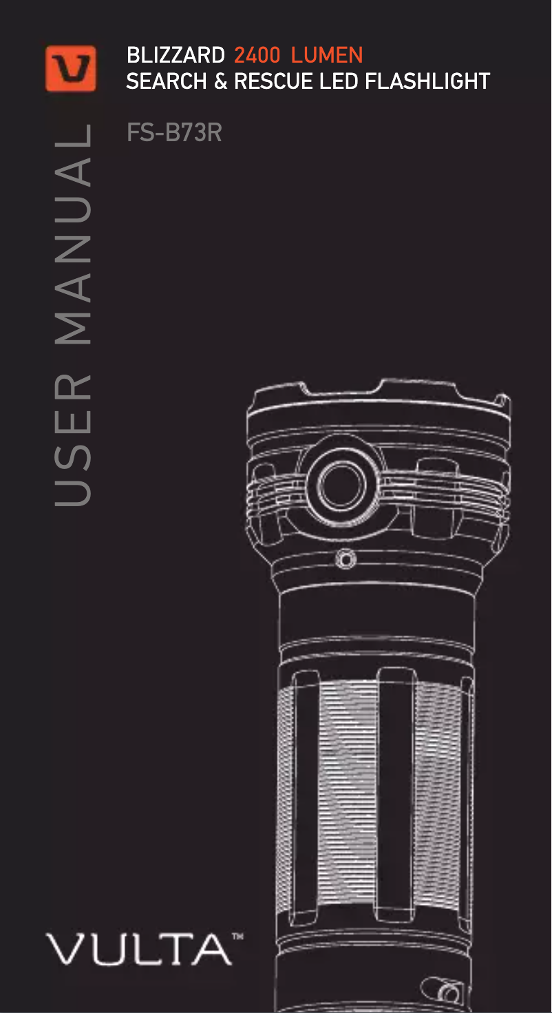 Page 1 de la notice Manuel utilisateur Vulta Blizzard 2400
